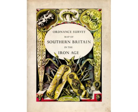 Ordnance Survey map of Southern Britain In the Iron Age. Scale 1:625,000. About ten miles to one inch. Made and published by 