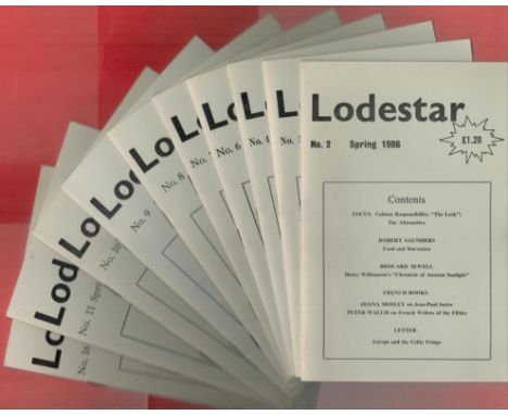 Lode Star Ten copies of Journal between 1986 and 1990. Price per journal of £1. 20 at the time. A political journal with emin