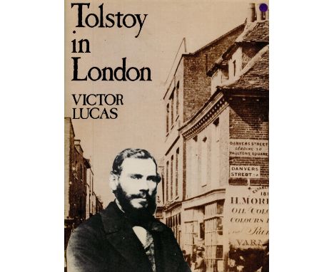 Victor Lucas Tolstoy in London. Published by Evans Brothers Ltd. London 1979. Large format in publisher's light brown boards,