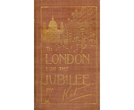 Kit Coleman To London for the Jubilee. Published by George N. Morang, Toronto 1897. Small format of 154 pages. Publisher's li