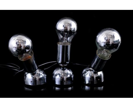 Ingo Maurer (1932-2019)3 adjustable aluminium and metal wall lamps, design Ingo Maurer, probably design M, model 'Pollux', Ge