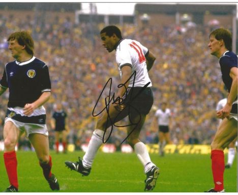 Football John Barnes signed 10x8 colour photo pictured in action for England. John Charles Bryan Barnes MBE (born 7 November 