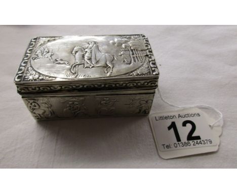 Dutch silver snuff box