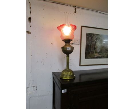Victorian converted paraffin lamp