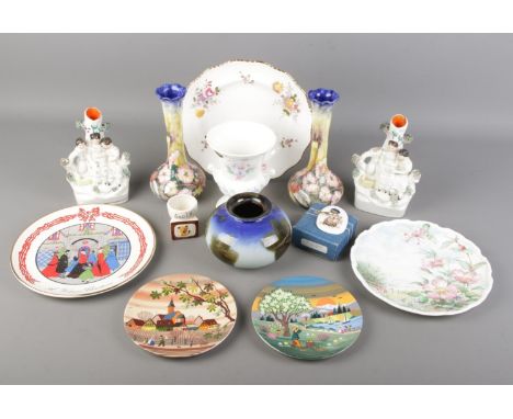 A quantity of ceramics. Includes Royal Crown Derby, Royal Albert, Poole, Royal Doulton etc.