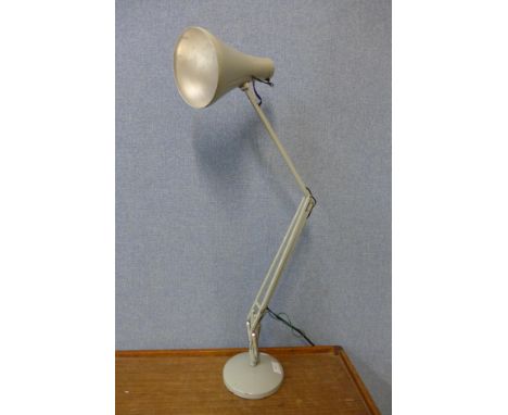 A Herbert Terry &amp; Sons Ltd. teal metal anglepoise desk lamp 