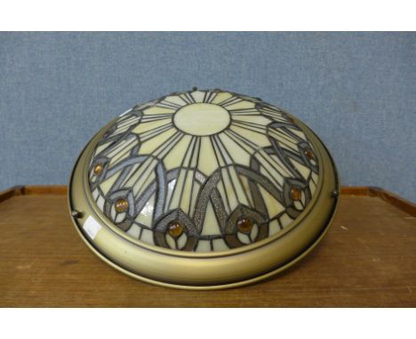 A Tiffany style lamp shade 