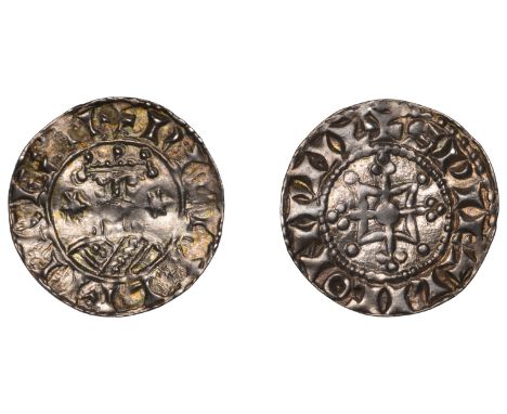 William I (1066-1087), Penny, Two Stars type [BMC V], Wallingford, Svertingr or Sweartlinc, spertlic on pali, 1.35g/9h (SCBI 
