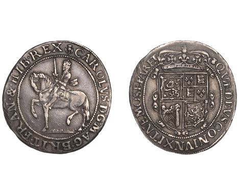 Charles I (1625-1649), Third coinage, Falconer’s Anonymous issue, Thirty Shillings, mm. thistle, 14.95g/6h (Bull 19, this coi
