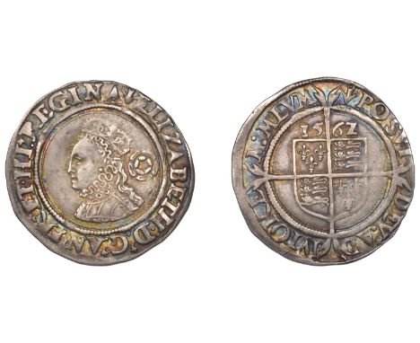Elizabeth I (1558-1603), Third issue, Sixpence, 1562/1, mm. pheon, 3.01g/8h (N 1997; S 2561). Very fine, attractively toned £