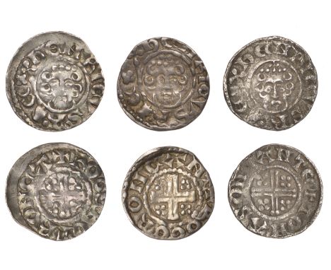 Henry III (1216-1272), Pennies (3), all Canterbury, class VIIa1, Roger, roger on cant, 1.42g/3h (SCBI Mass 1915); class VIIa1