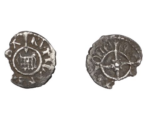 Henry VIII (1509-1547), Second coinage, Farthing, mm. arrow on obv. only, portcullis, rvtilans rosa, rev. long cross, rose in