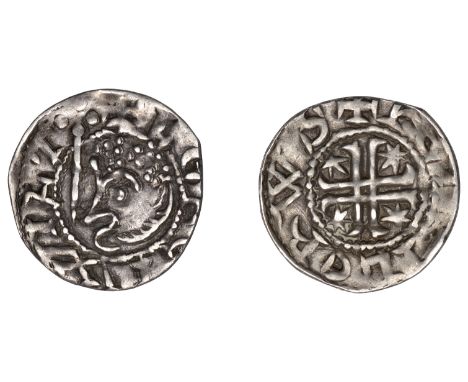 William the Lion (1165-1214), Short Cross and Stars coinage, Sterling, Phase B, Henri le Rus, le rei wilt, crowned bust left 