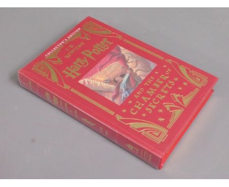 Book: J. K. Rowling - Harry Potter &amp; the Chamber of Secrets Scholastic, USA 2002 Collectors Edition, hardback with dustco