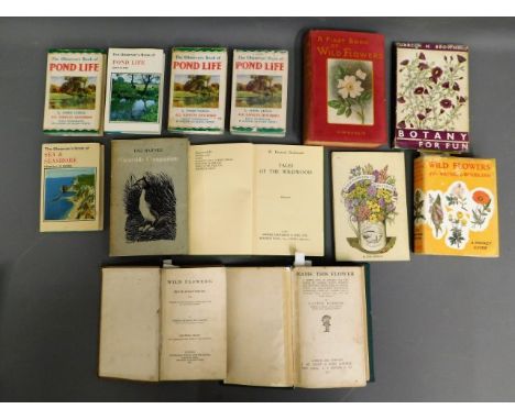 Book: Observer's guide to pond life, Waterside Companions &amp; other botanical related books