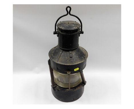 A large ships lantern, 21in high