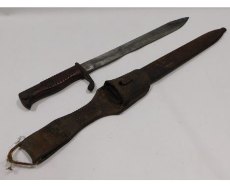 An F. Koeller &amp; Co. Solingen, German bayonet &amp; scabbard, 20.5in long inclusive