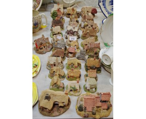 English collection cottages, Lilliput LaneTea Caddy CottageCreel CottageBridge HouseTanners CottageLeagrave CottageClare Cott