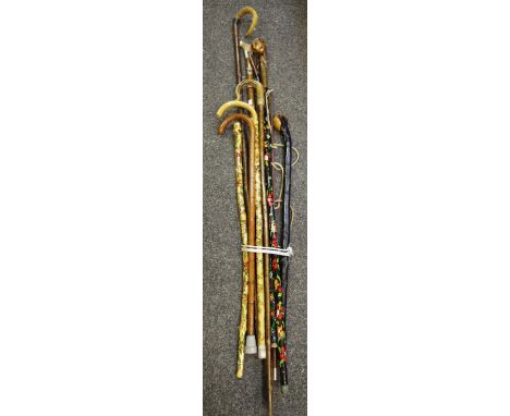 Walking sticks - horn handled, hedgerow, bone handled, shooting stick etc.