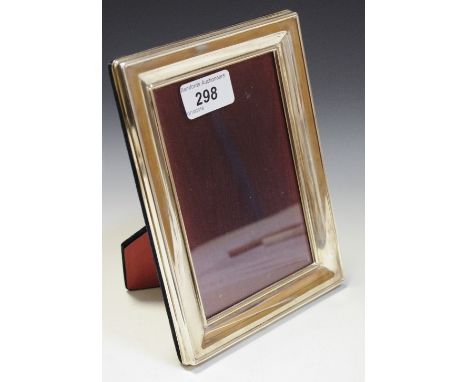 An Elizabeth II silver rectangular easel photograph frame, Birmingham 2000