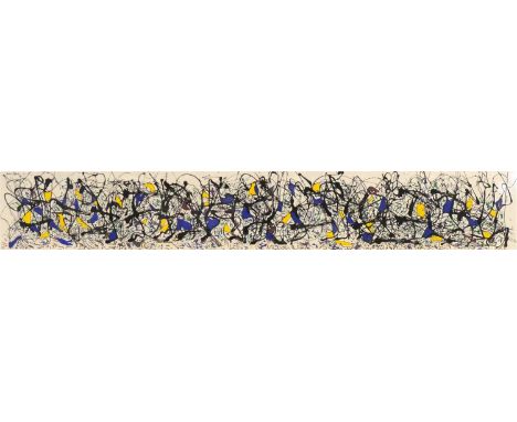 Jackson Pollock,Summertime,colour print,39x149cm.