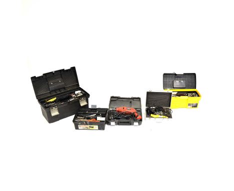 Quantity of tools, includign Rotacraft, drill, sockets, etc.