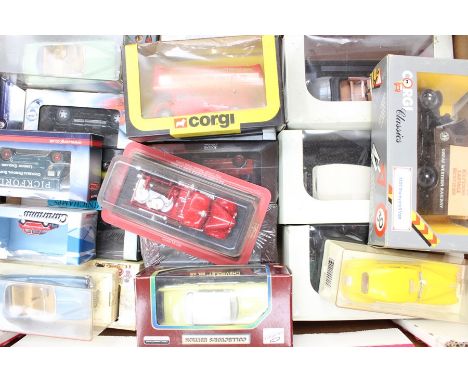 Corgi, Minichamps, Solido, etc diecast vehicles, all boxed (1 box)