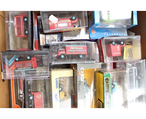 Quantity of diecast vehicles including Corgi and Oxford and EFE (1 box)
