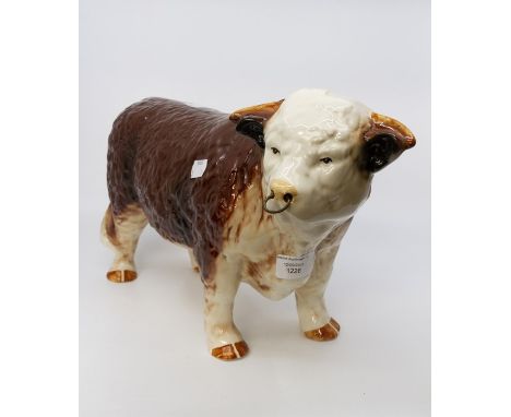 Melba ceramic bull statue A/F