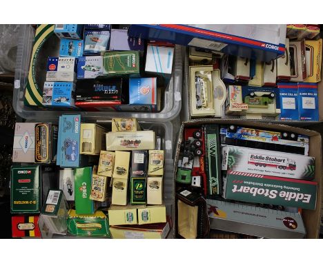 A quantity of Corgi, Lledo, etc, diecast vehicles (4 boxes)