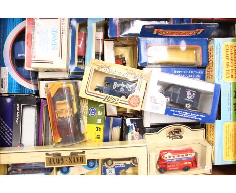 A collection of assorted boxed diecast vehicles to include Corgi 007, Lledo etc. (one box)