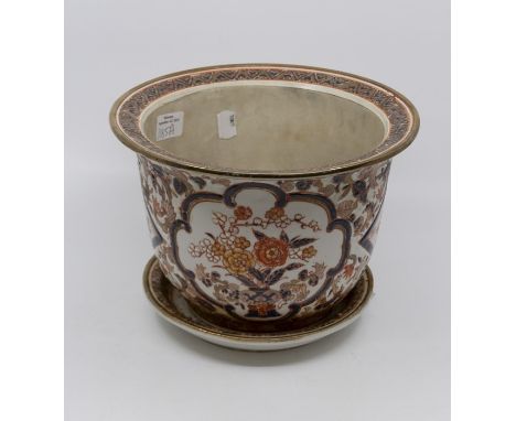 Chinese export small planter with dish