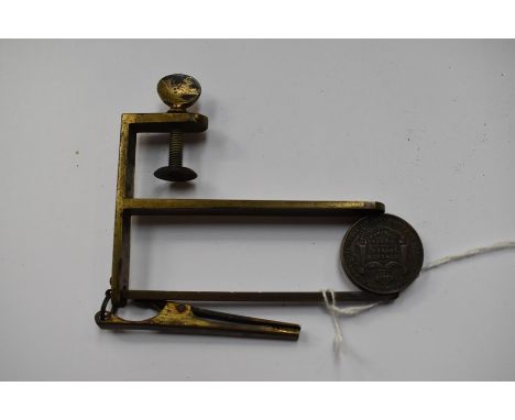 1839 Letter scales: The Post Office Letter Weight for Roland Hill's Plan of Penny Postage.