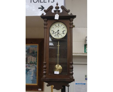 Hermle wall clock, 20th Century, Victorian design, 75 cms high approx