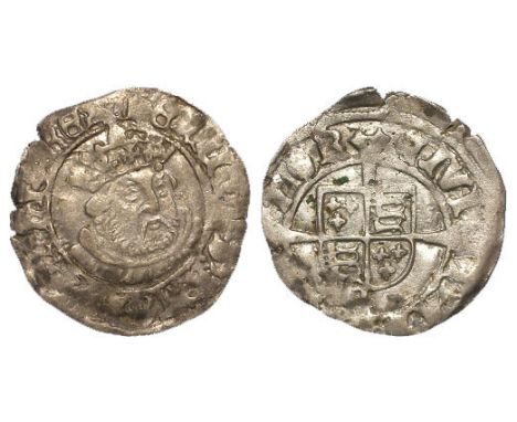 Henry VIII silver halfgroat, Third Coinage, 1544-1547, Canterbury Mint, Spink 2378, full, round, reverse slightly off centre,