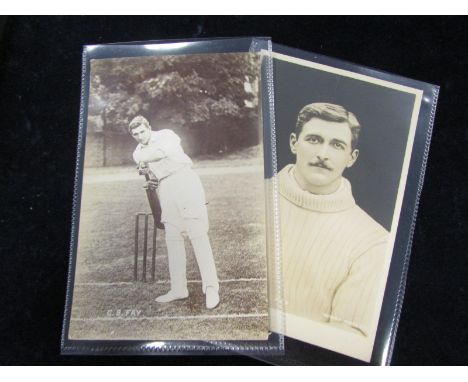 Cricket - C B Fry R/P's (2 cards)