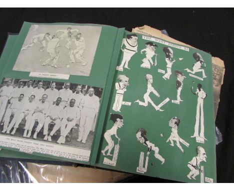 Cricket collection relating to Dick Howarth, played for Worcestershire 1933-51, he famously got a wicket with his first ball 