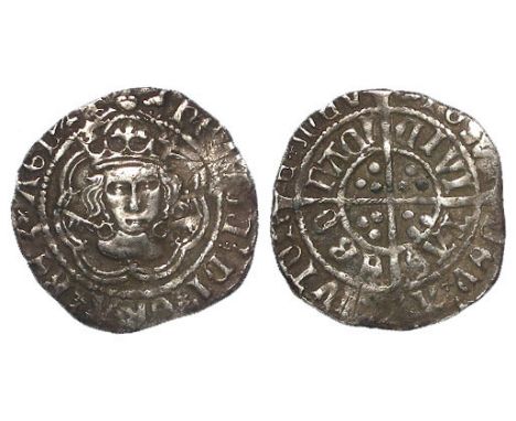 Henry VII silver halfgroat, York Mint, Archbishop Savage, keys at neck, tall thin lettering, mm. Martlet, Spink 2216, lightly