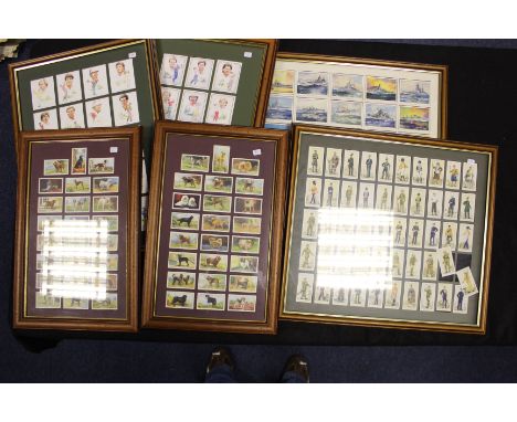 Framed Cigarette & Trade cards (cards loose) - Birchgrey The Ryder Cup 1987 Winners set, Imperial Publishing American Golfers