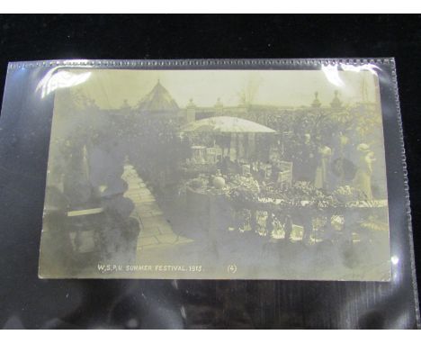 W.S.P.U. Summer Fete 1913 no.4 by K Kehrahn, Bexleyheath, sent to Helen Macrae from Leonora Tyson, both suffragettes