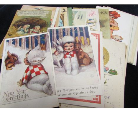 Art Drawn Children on Greetings Cards (approx 92)