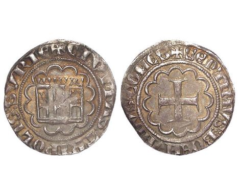 Crusades, Tripoli, Bohemond VII 1275-1287 silver gros, obverse:- +DUODECAFOIL', reverse reads:- +CIVITAS:TRIPOLIS:SVRIE'. aro