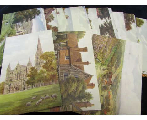 A R Quinton range of old postcards (approx 60)