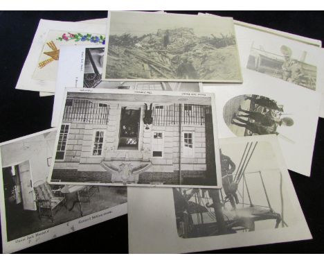Military mainly 1910-1925, including RP, Trenches, Silks (3), Naval, Submarines, German Barracks, India inc. Band and Funeral