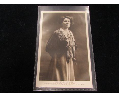 Mrs Pethick Lawrence, Joint editor of 'Votes for Women' R/P   (1)