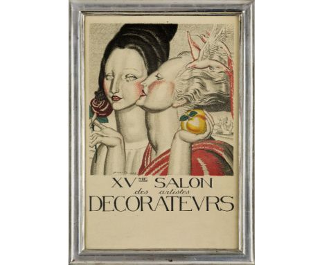 Jean-Théodore Dupas (French 1882 – 1964), a chromolithograph 'XVME Salon des Artistes Decorateurs', Signed en bloc ‘Jean Dupa