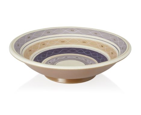 Alfred Burgess Read (British 1898-1973), a 'PLC' pattern pottery bowl for Poole,c.1955, printed manufacturer's mark to unders
