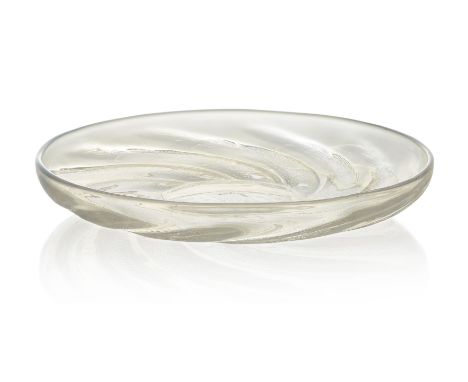René Lalique (French 1860-1945), ‘Poissons No2’, No.3264, an opalescent ‘coupe plate’, Designed 1931, moulded R. Lalique,Moul