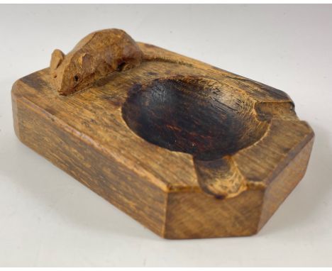 Highly collectable - a vintage ROBERT MOUSEMAN THOMPSON ASHTRAY 10cm long, in used conditionApprox 1 pieces