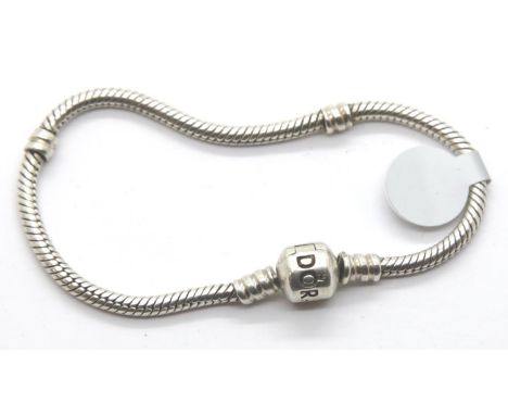 Pandora silver articulated bracelet. P&amp;P Group 1 (£14+VAT for the first lot and £1+VAT for subsequent lots) 